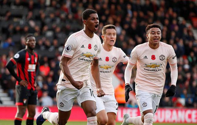  曼联逆转埃弗顿，拉什福德双响救主  